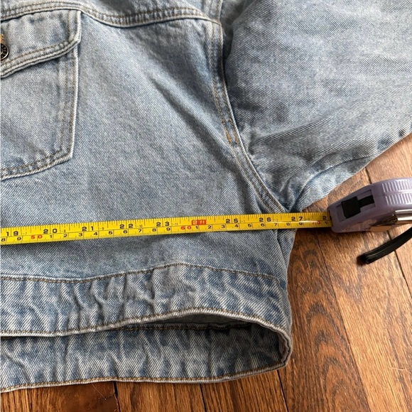 Jean Jacket, Cropped, Cider, Sz L - Picture 5 of 6